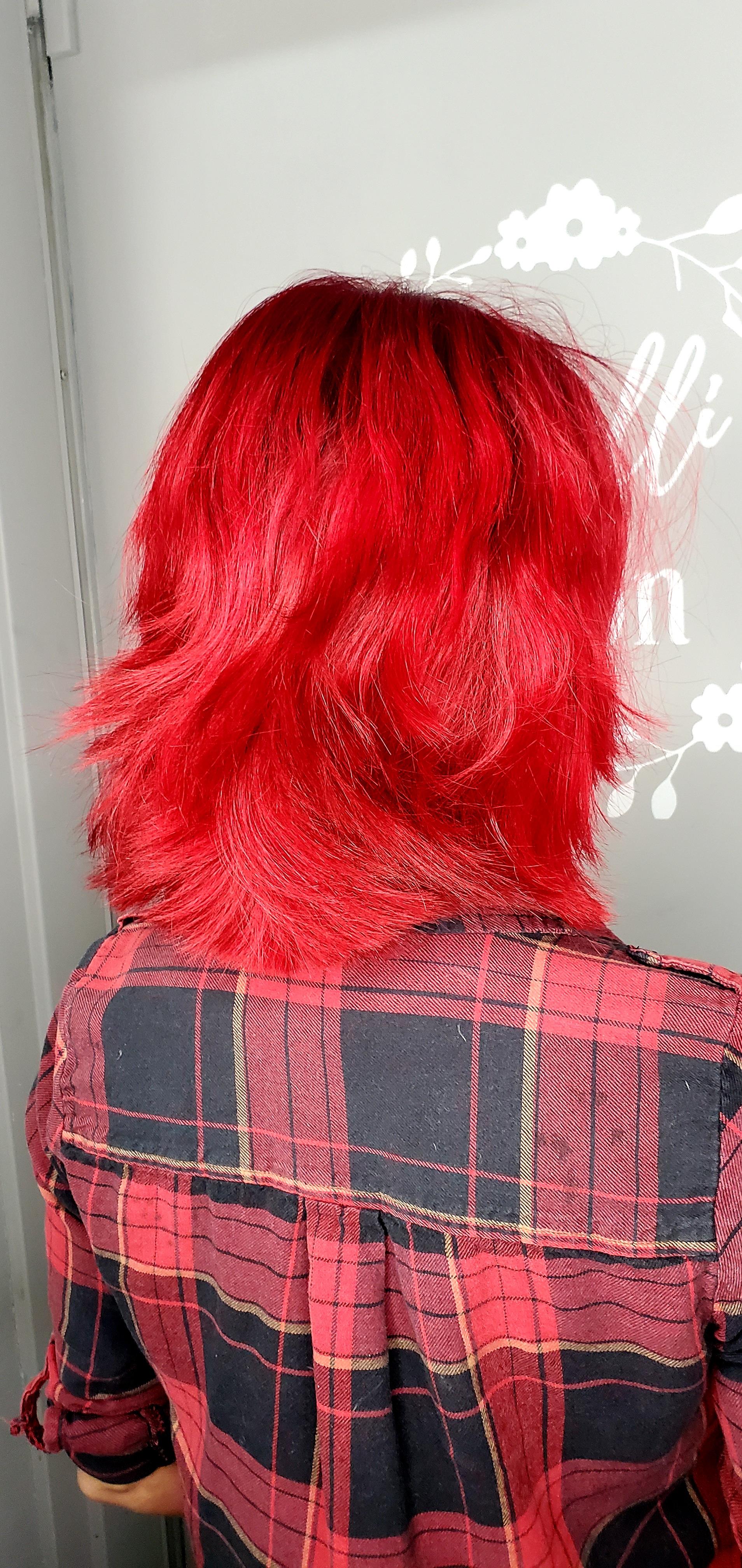 cherry red hair tumblr